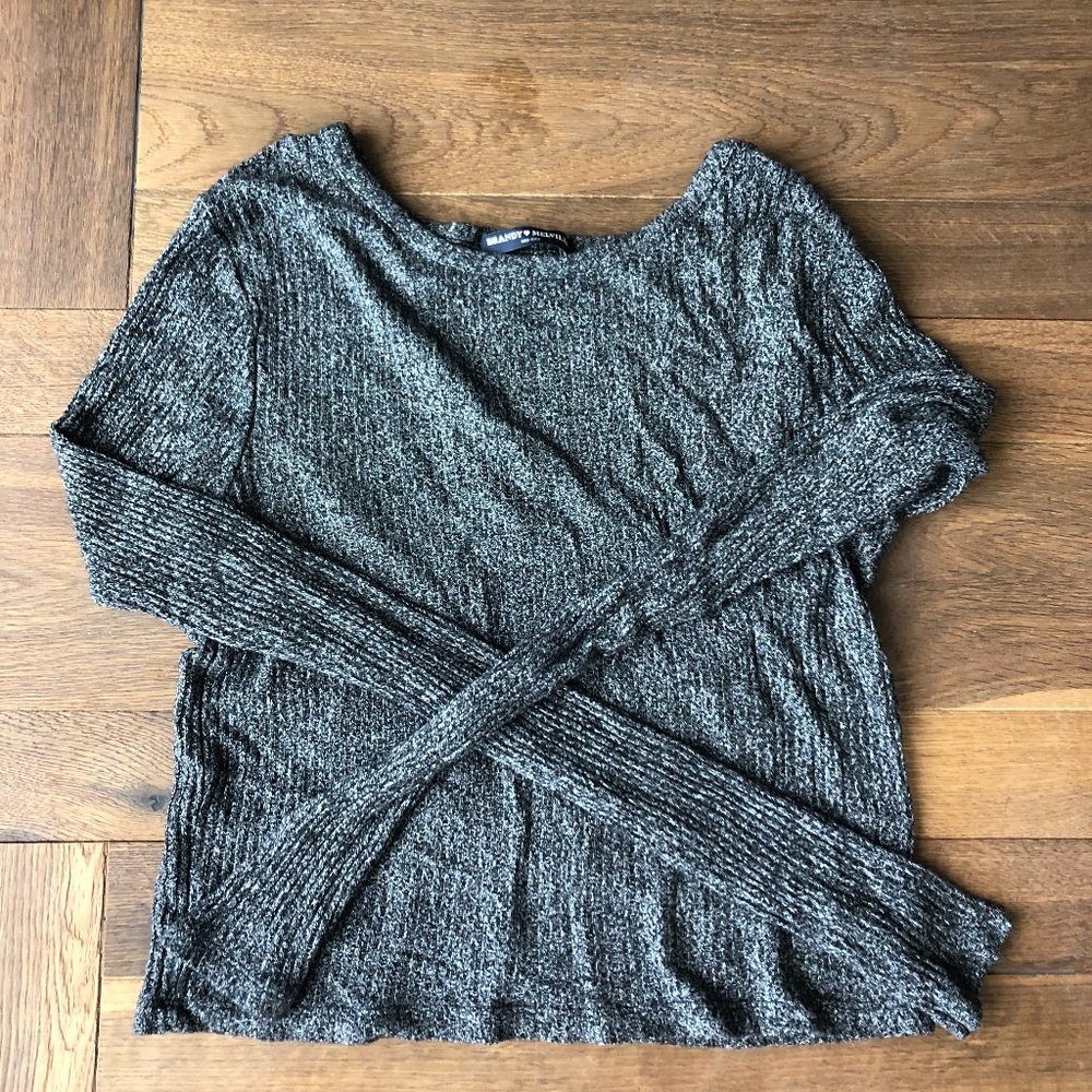 Brandy Melville Dark Gray Sweater